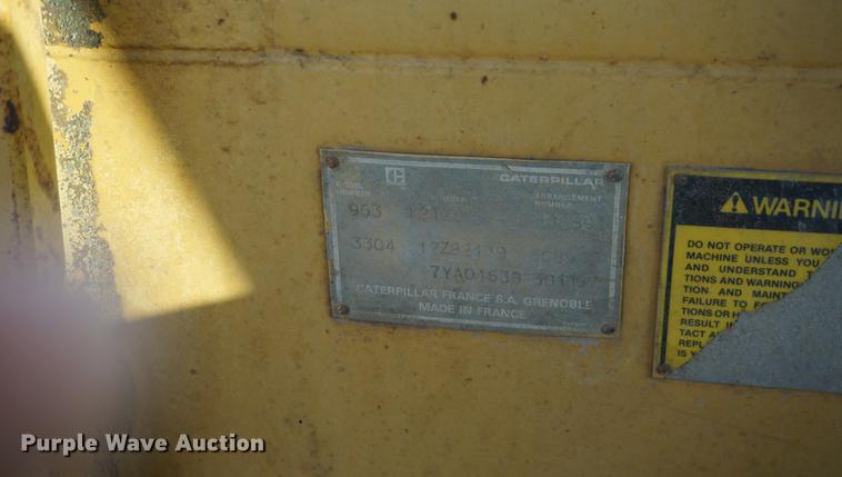 image for item DF1566 1987 Caterpillar 963 LGP track loader