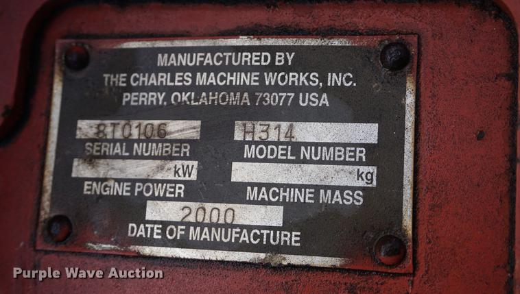 image for item DF1567 1999 Ditch Witch 3700DD trencher