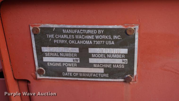 image for item DF1567 1999 Ditch Witch 3700DD trencher