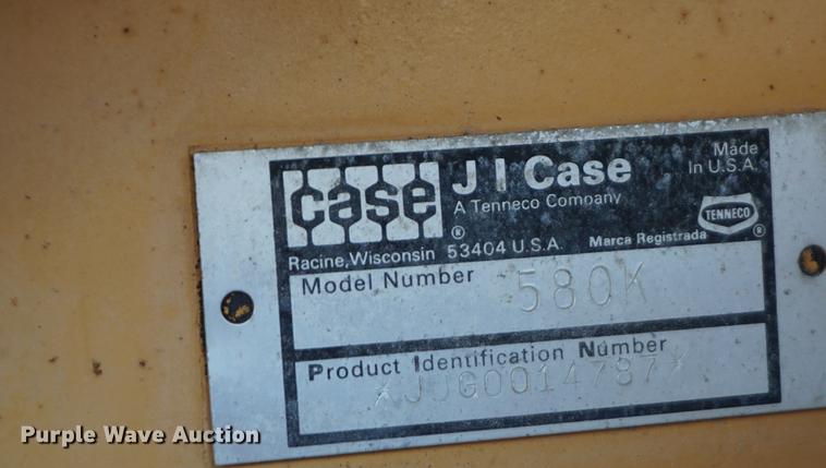 image for item DF1576 1989 Case 580K backhoe