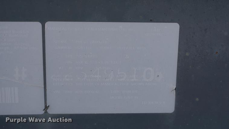 image for item DF1579 2007 Kaufman equipment trailer