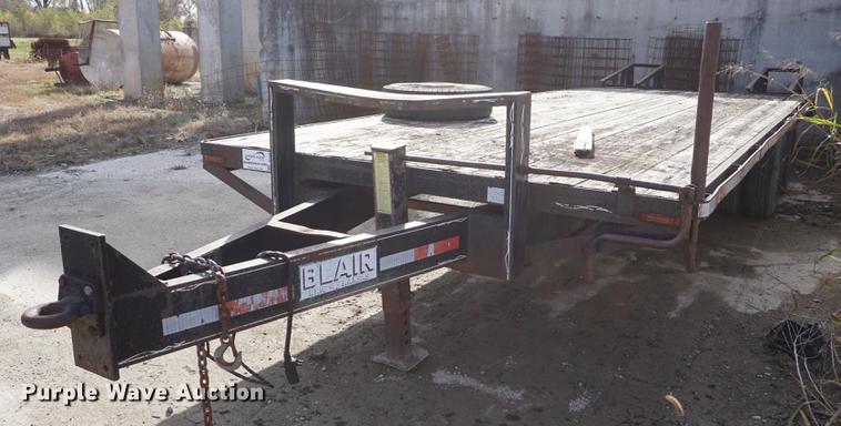 image for item DF1583 1997 Blair equipment trailer