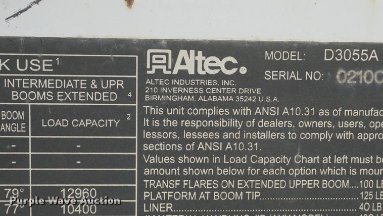 image for item DF1968 2010 Freightliner Business Class M2 digger derrick truck