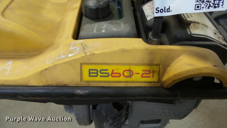 image for item DG2830 Wacker BS60-21 vibratory plate compactor