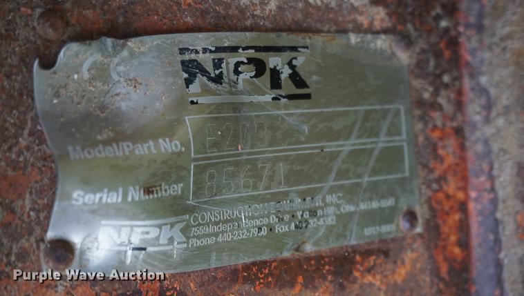 image for item DI9260 NPK 203 breaker