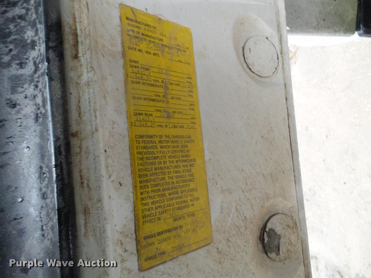 image for item DX9707 1993 Volvo FE box truck