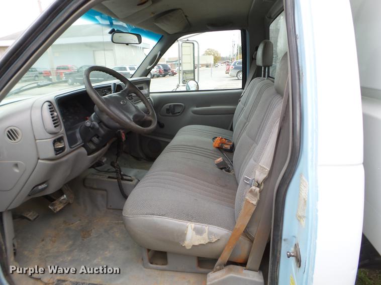 image for item DX9719 1999 Chevrolet K3500 flat dump bed pickup truck