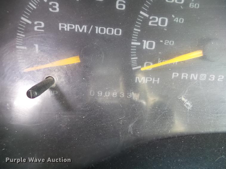 image for item DX9719 1999 Chevrolet K3500 flat dump bed pickup truck