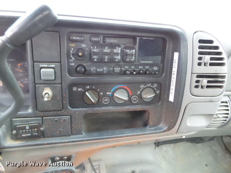 image for item DX9719 1999 Chevrolet K3500 flat dump bed pickup truck