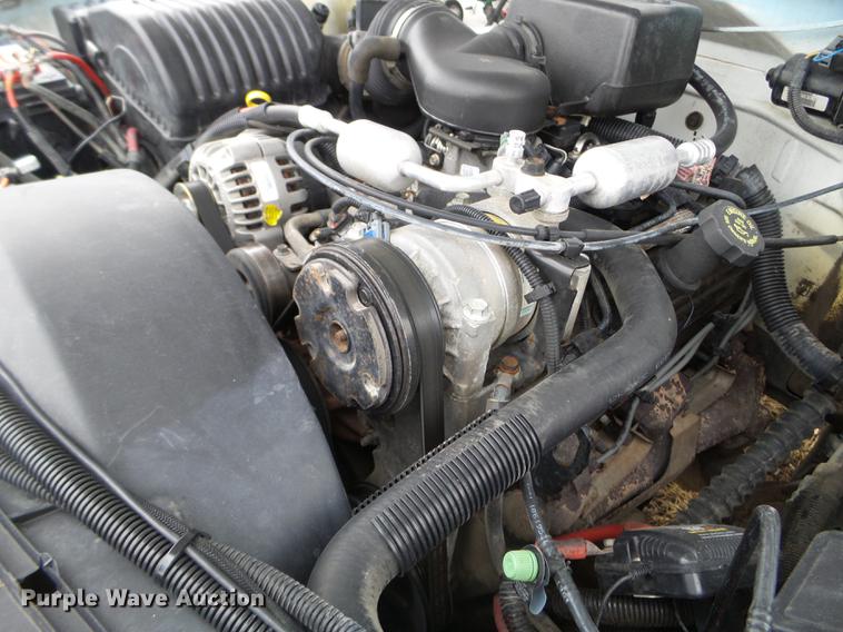 image for item DX9719 1999 Chevrolet K3500 flat dump bed pickup truck