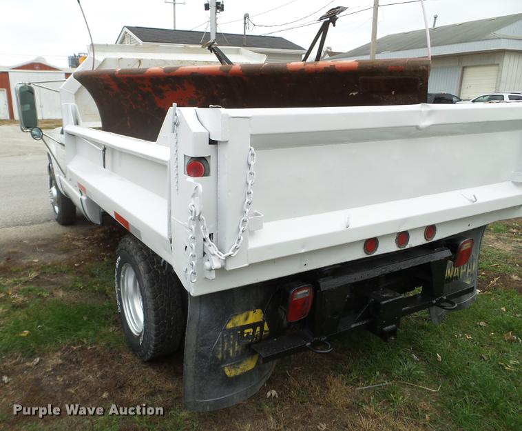 image for item DX9719 1999 Chevrolet K3500 flat dump bed pickup truck