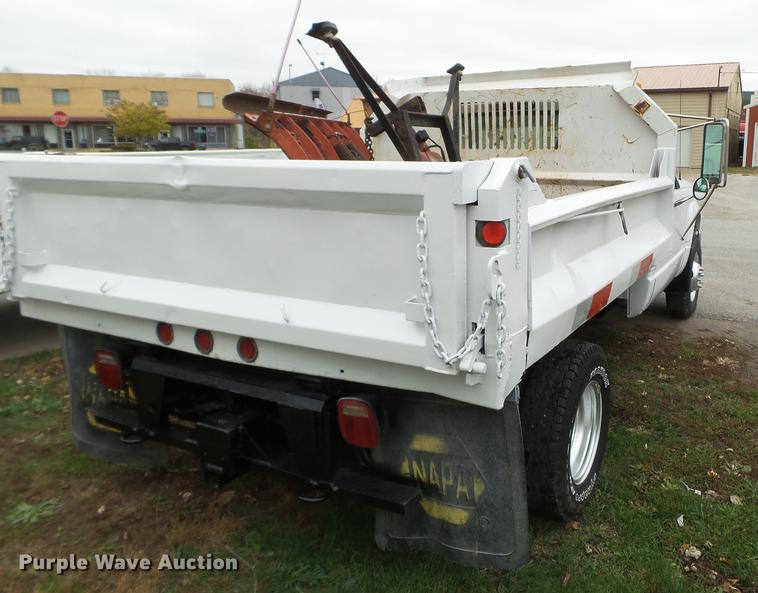 image for item DX9719 1999 Chevrolet K3500 flat dump bed pickup truck