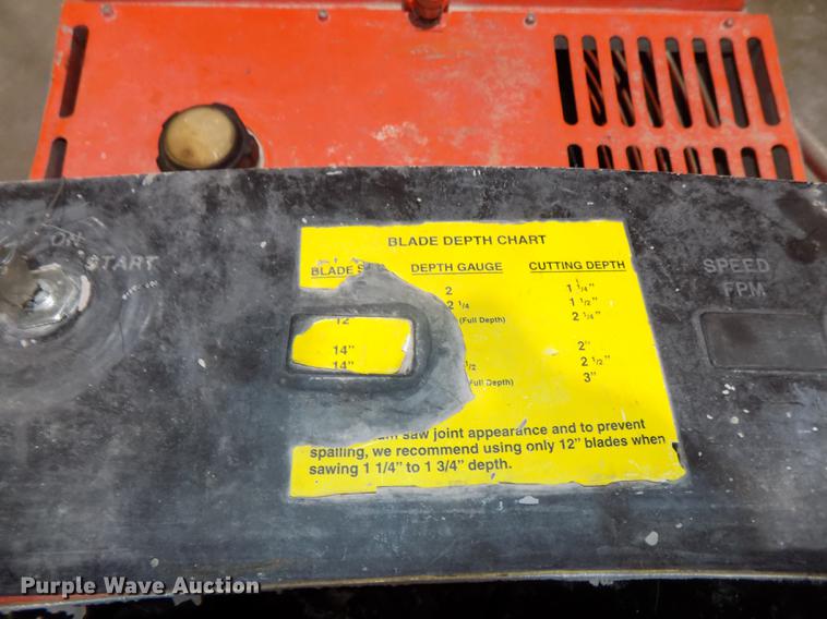 image for item DZ9612 Soff Cut GX4200 concrete saw