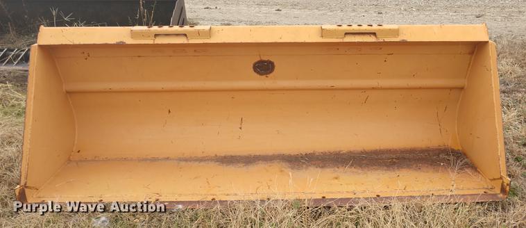 image for item EJ9722 Case 76"W skid steer bucket