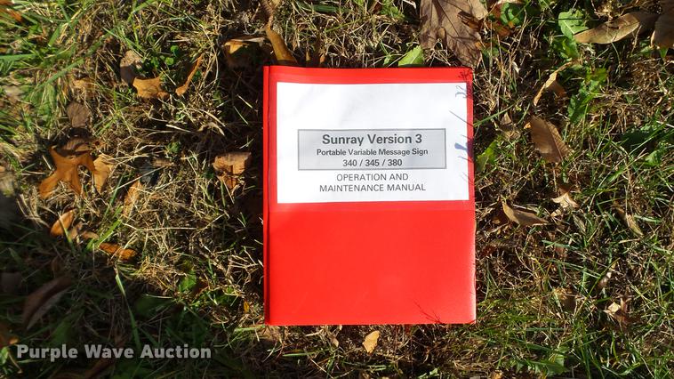 image for item EV9534 2010 National Signal Sunray 380 message board