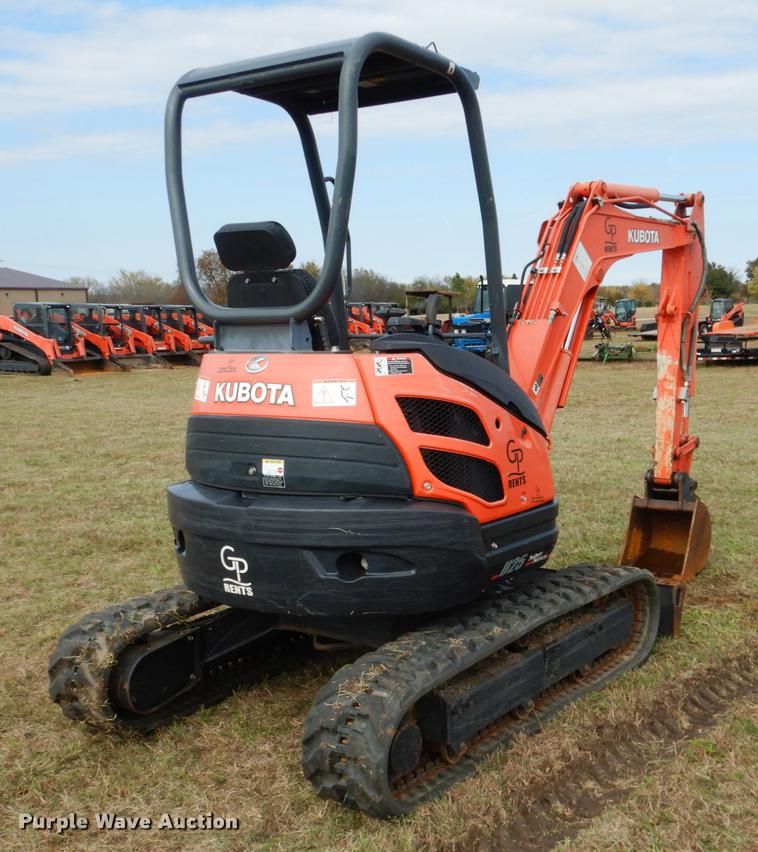image for item DF2049 2014 Kubota U25 mini excavator