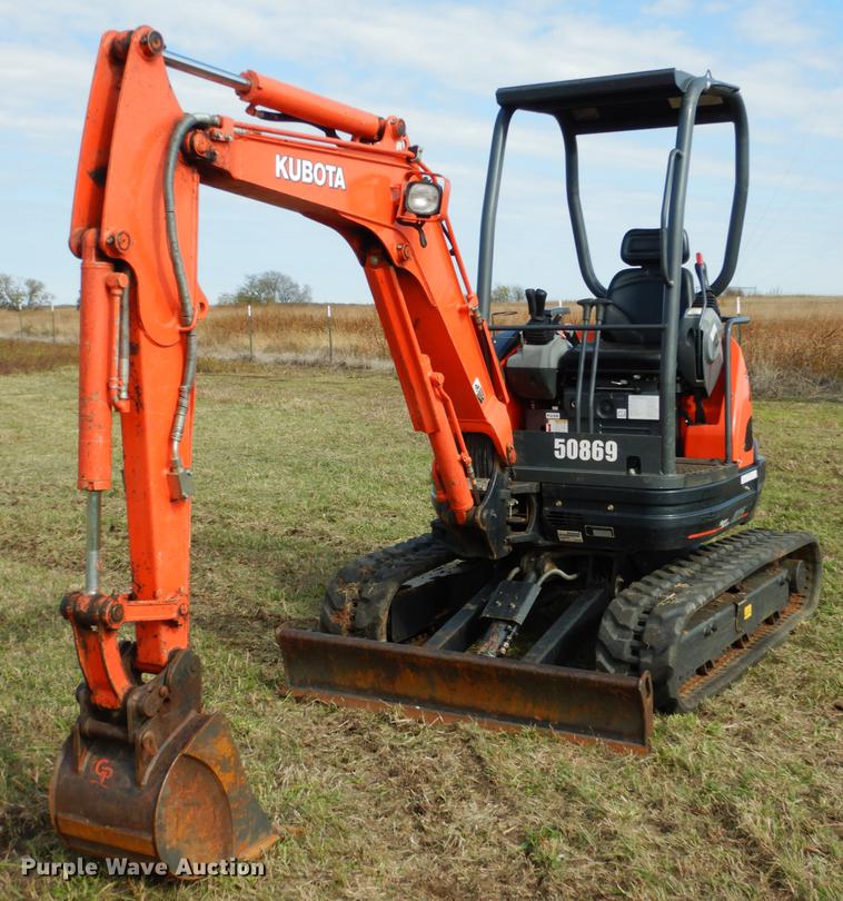 image for item DF2050 2015 Kubota U25S mini excavator