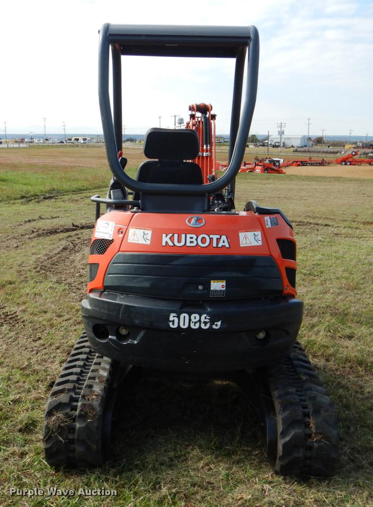 image for item DF2050 2015 Kubota U25S mini excavator