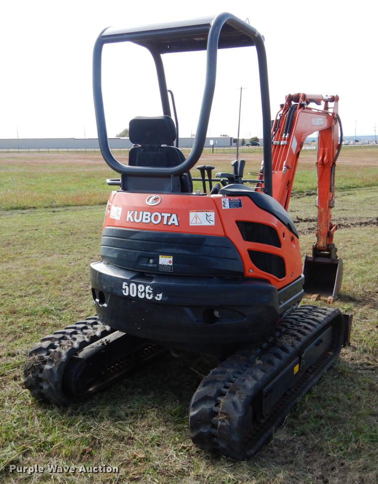 image for item DF2050 2015 Kubota U25S mini excavator