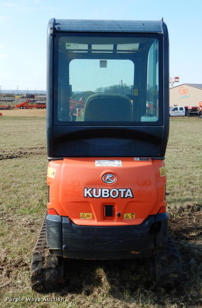 image for item DF2051 2016 Kubota KX018-4 mini excavator
