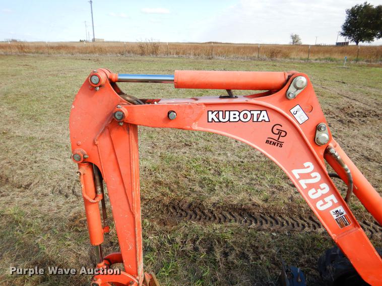 image for item DF2052 2014 Kubota K008-3 mini excavator