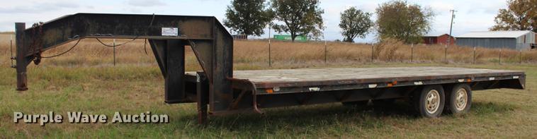 image for item DF2061 Shop built flatbed trailer