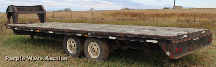 image for item DF2061 Shop built flatbed trailer