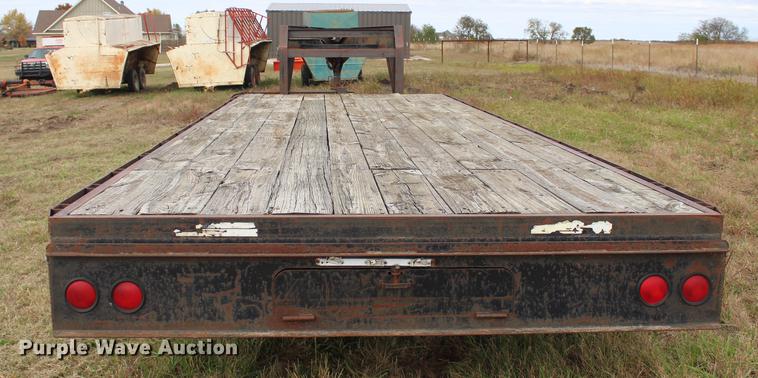image for item DF2061 Shop built flatbed trailer