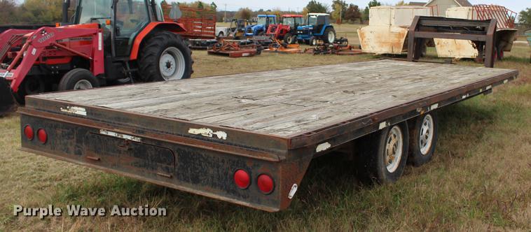 image for item DF2061 Shop built flatbed trailer