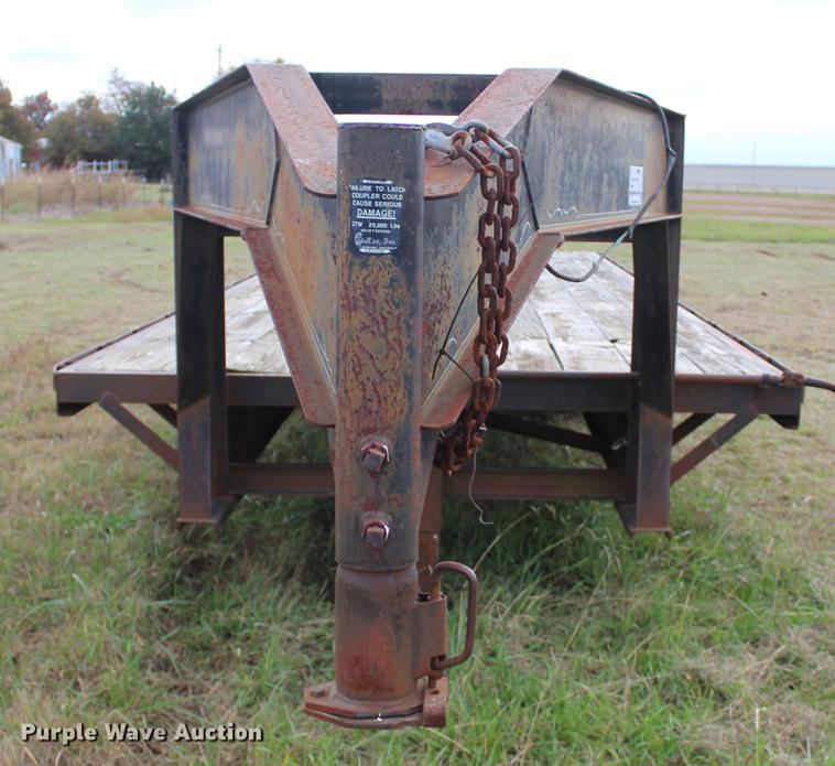 image for item DF2061 Shop built flatbed trailer