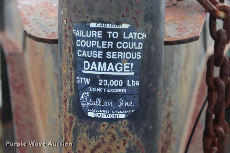 image for item DF2061 Shop built flatbed trailer