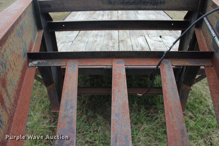 image for item DF2061 Shop built flatbed trailer