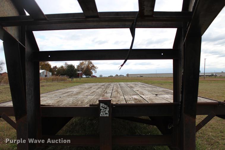 image for item DF2061 Shop built flatbed trailer