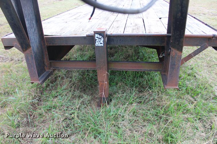 image for item DF2061 Shop built flatbed trailer
