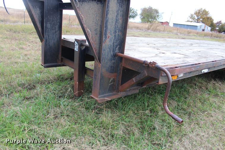 image for item DF2061 Shop built flatbed trailer