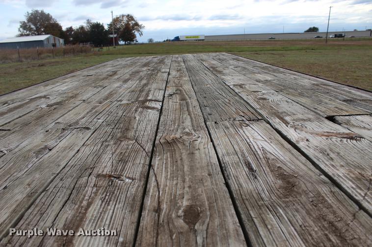 image for item DF2061 Shop built flatbed trailer