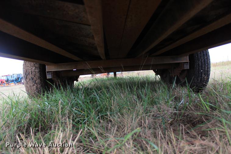 image for item DF2061 Shop built flatbed trailer