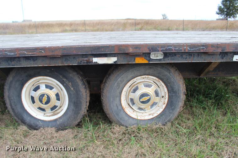 image for item DF2061 Shop built flatbed trailer