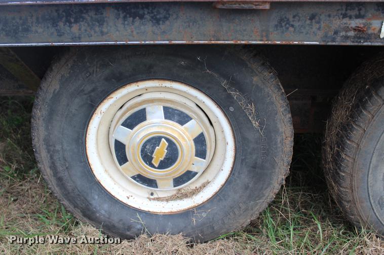 image for item DF2061 Shop built flatbed trailer