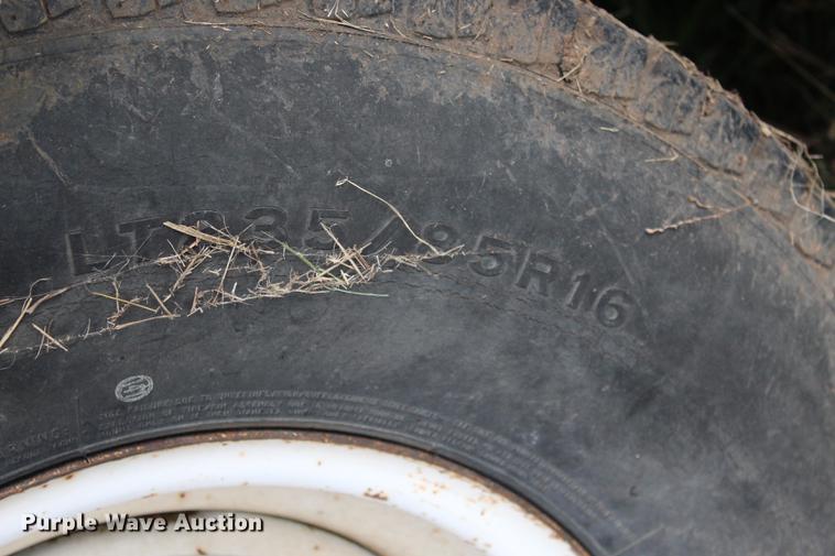 image for item DF2061 Shop built flatbed trailer