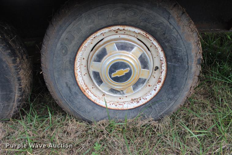 image for item DF2061 Shop built flatbed trailer