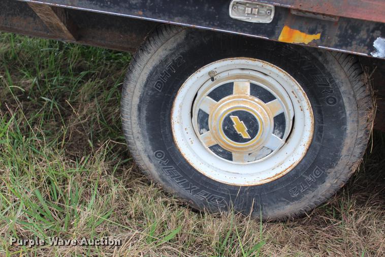 image for item DF2061 Shop built flatbed trailer