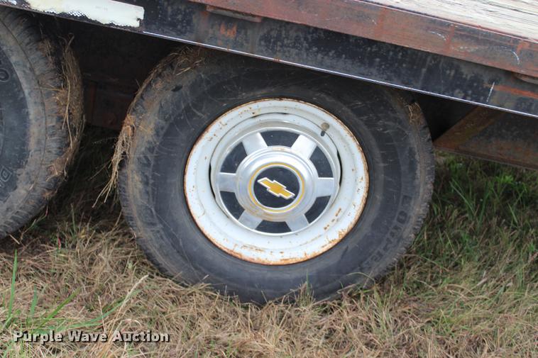 image for item DF2061 Shop built flatbed trailer