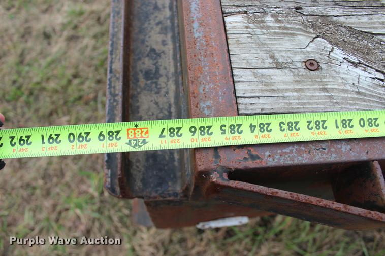 image for item DF2061 Shop built flatbed trailer