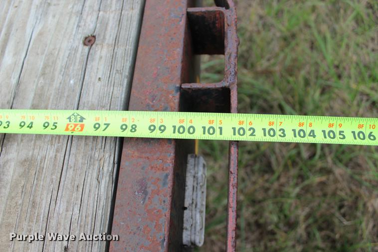 image for item DF2061 Shop built flatbed trailer