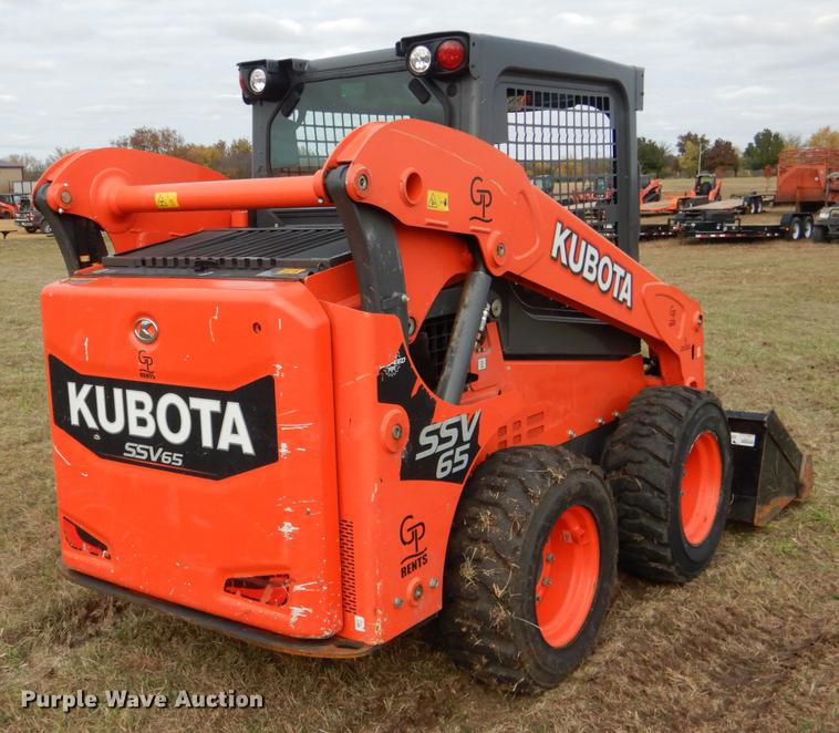 image for item DF2063 2017 Kubota SSV65 skid steer