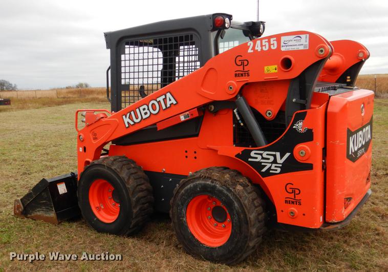 image for item DF2068 2017 Kubota SSV75 skid steer
