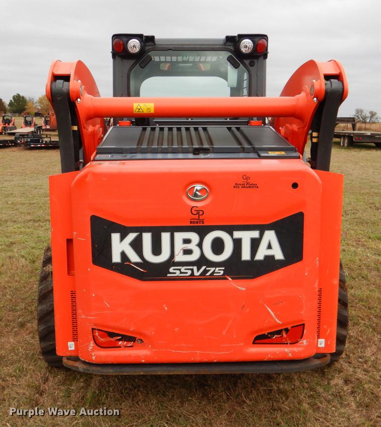 image for item DF2068 2017 Kubota SSV75 skid steer