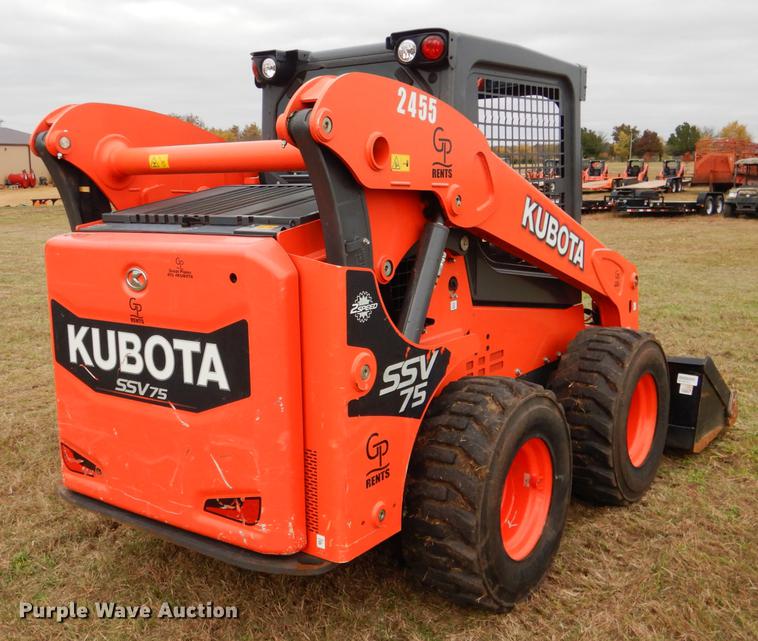 image for item DF2068 2017 Kubota SSV75 skid steer