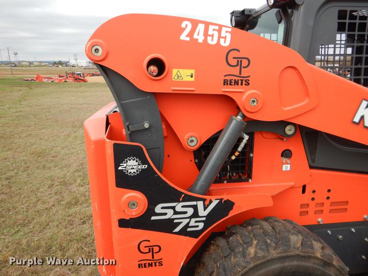 image for item DF2068 2017 Kubota SSV75 skid steer